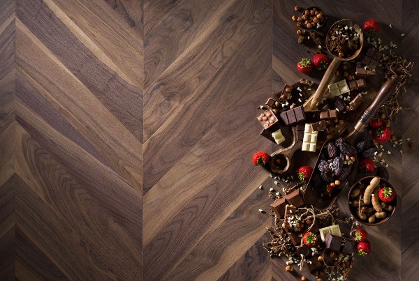 CHEVRON COLLECTION – American Walnut Foggy Dawn
