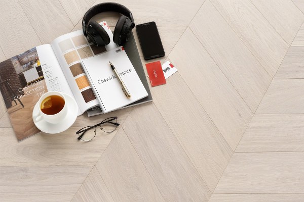 CHEVRON COLLECTION – White frost