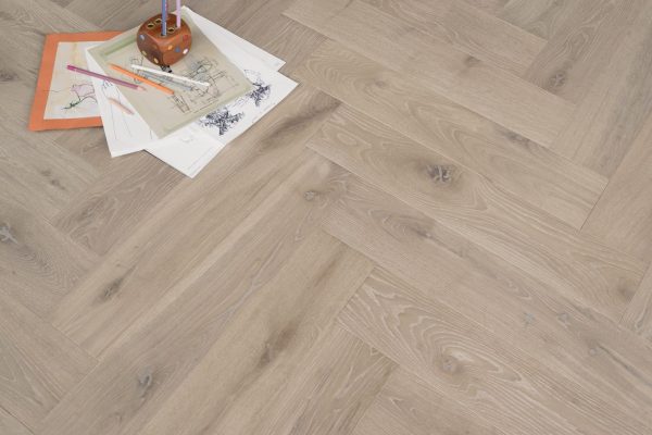 HERRINGBONE COLLECTION – Grey Wood