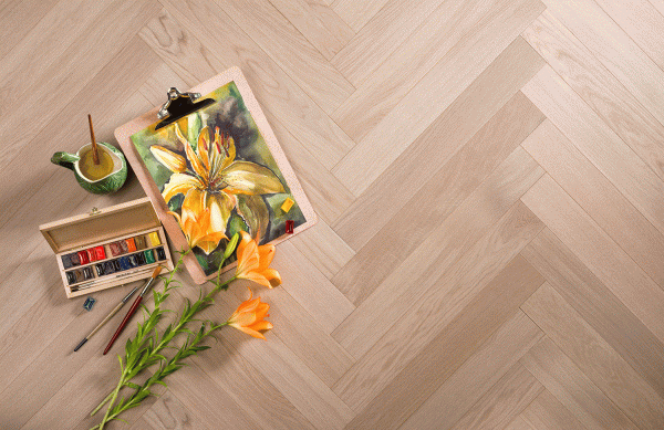 HERRINGBONE COLLECTION – Titanium Buff